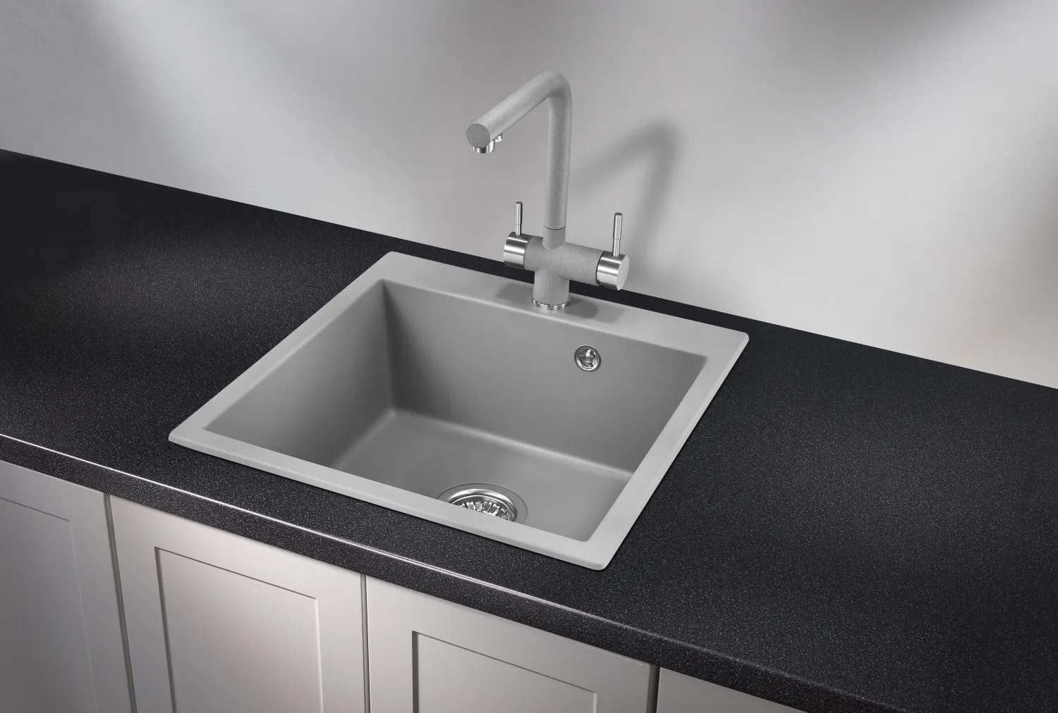 5102, АЛЮМИНИУМ, кухонная мойка, кварц