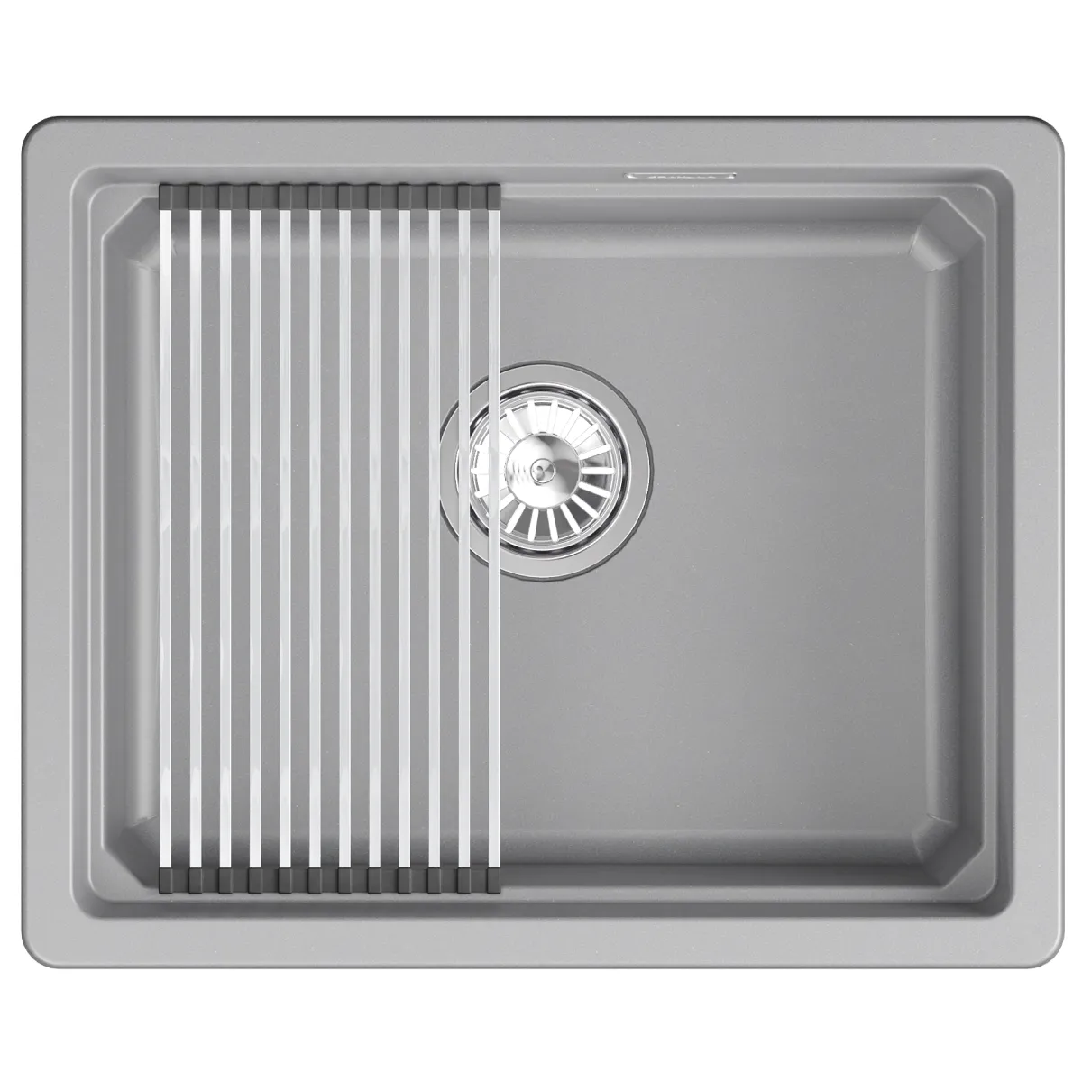 KS-5501iU, АЛЮМИНИУМ, кухонная мойка, кварц